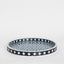 Anaahi Round Bone Inlay Tray Blue/White 
