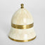 Suki Brass Box Medium White