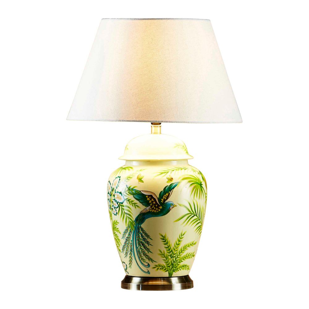 Caribbean Table Lamp Base Green - House of Isabella AU