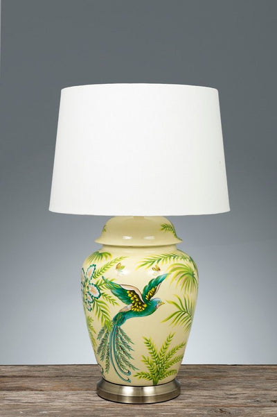 Caribbean Table Lamp Base Green - House of Isabella AU