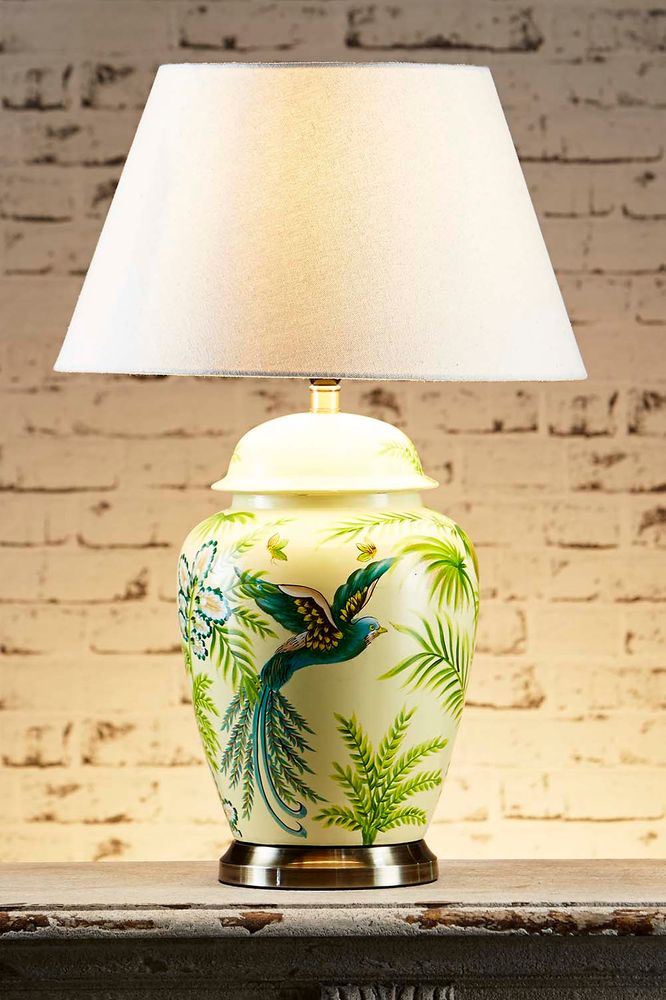 Caribbean Table Lamp Base Green - House of Isabella AU