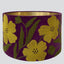 Poppy Velvet Drum Shade Purple Multi