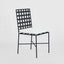 Sheffield Dining Chair Outdoor with White Cushion