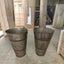 Decorative Wooden Iron Flower Bucket Large