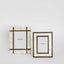 Raya White Shell & Bamboo 4x6 Photo Frame.