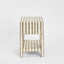 Raya White Shell & Bamboo Bedside Table.