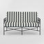 Sheffield Sofa Outdoor 2 Seater B/W Stripe Cushions