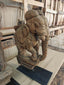 Decorative Wooden Elephant on Stand