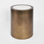 Gordon  Drum Side Table
 Brass/White Stone