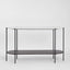 The James Marble Console Large Black/White
