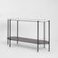 The James Marble Console Large Black/White