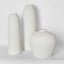 Laila Round Vase White