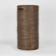 Paume Rattan Tall Basket Antique Brown