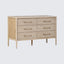 Bayview Dresser 6 drawer Natural Whitewash