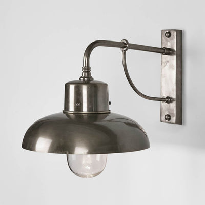 Bridgewater Outdoor Wall Lamp Silver.