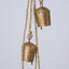 Mini Cow Bell Bunch Antique Gold