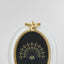 Vera Bee Oval Photo Frame 4 x 6 White & Gold