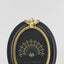 Vera Bee Oval Photo Frame 4 x 6 Black & Gold