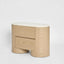 Arlo Bedside Light Oak & Terrazzo