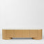 Arlo Entertainment Unit Light Oak & Terrazzo