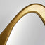 Aria Form Mirror 62x100cm Gold