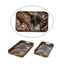 Granite Glass Tray Set of 2