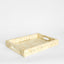 Brea Bone Inlay Tray White
