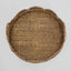 Mesa Rattan Scallop Tray Brown