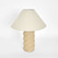 Twist Table Lamp & Shade Clay