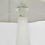 Soren Table Lamp & Linen Shade White