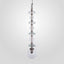 Molten Clear Glass Beads Ceiling Pendant