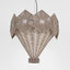 Havana Rattan and Jute Chandelier