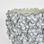 Bloom Vase Short
 Blue & White