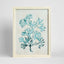 Blue Coral Study 1 Wall Art 45x60cm