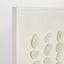 Maya Resin Wall Art 120 x 80cm White
