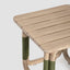 Vita Outdoor Undercover Side Table Natural & Green