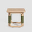 Vita Outdoor Undercover Side Table Natural & Green