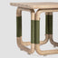Vita Outdoor Undercover Side Table Natural & Green