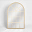 Hamptons Arched Mirror 100x150cm Natural