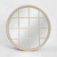 Hamptons Round Mirror 1.2x1.2m Natural