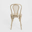 Round Rattan Back Dining Chair Natural