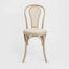 Round Rattan Back Dining Chair Natural