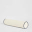 Brighton Bolster Cushion Ivory with Blue Piping