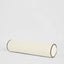 Avoca Bolster Cushion Ivory with Chocolate Piping