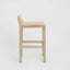 Amalfi Wood & Rattan Counter Stool Natural