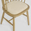 Round Curved Strip Back Dining Chair Natural