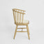 Round Curved Strip Back Dining Chair Natural