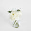 Peony Arrangement in Vase 23cm White