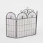 Fleur De Lys Firescreen Black