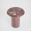 Nobo Side Table Matt Red Vein Marble/High Gloss